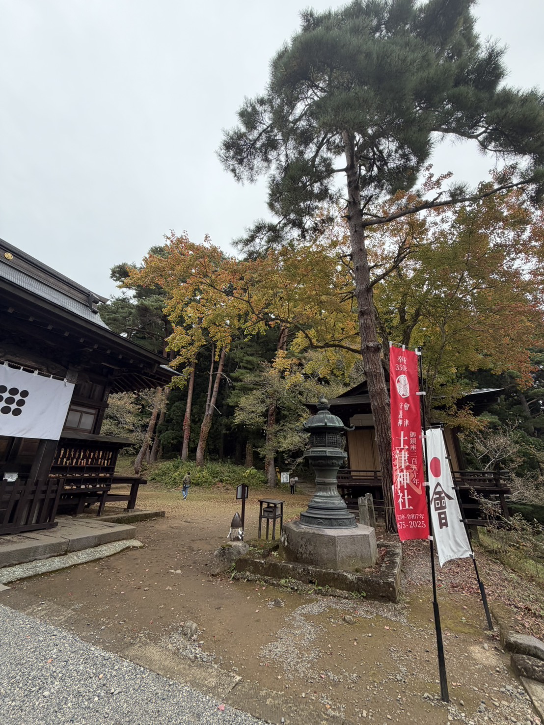 土津神社でのロケーション撮影