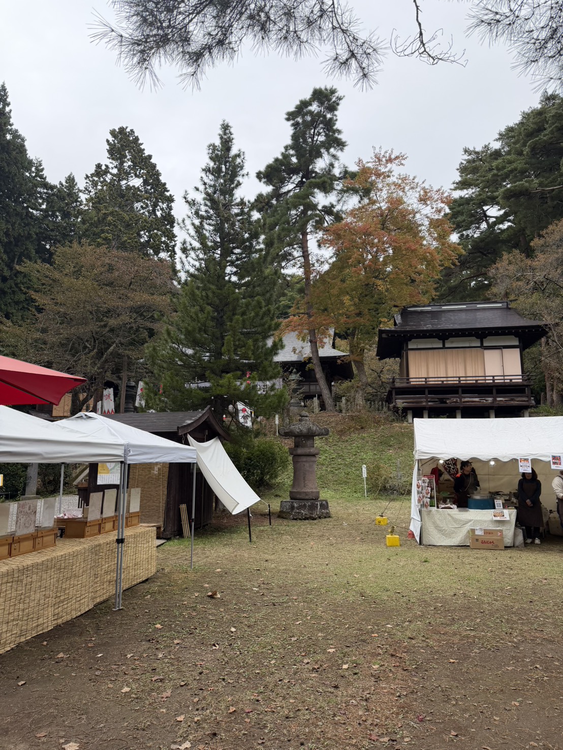 土津神社でのロケーション撮影