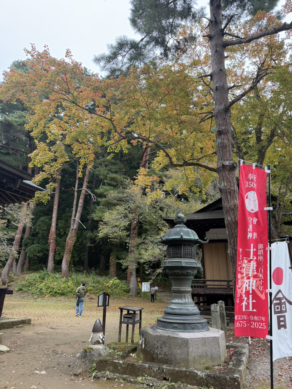 土津神社でのロケーション撮影
