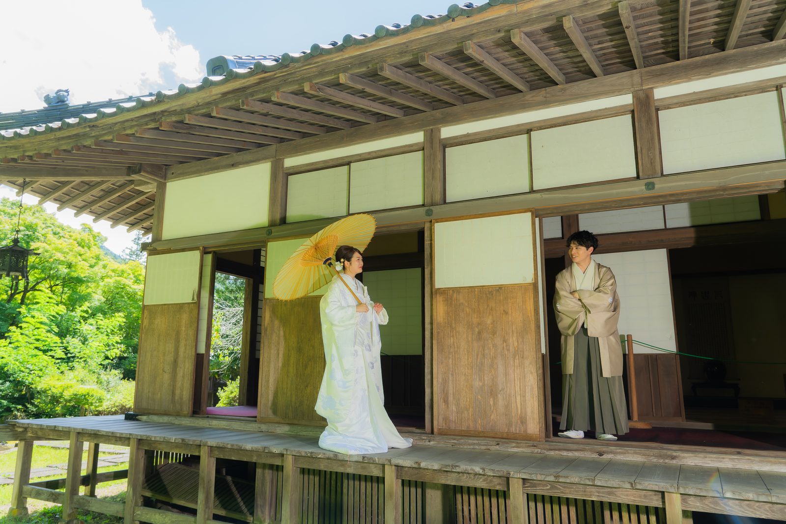 会津武家屋敷での和装ロケーション撮影